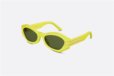 DiorSignature B1U Pop Yellow Butterfly Sunglasses 